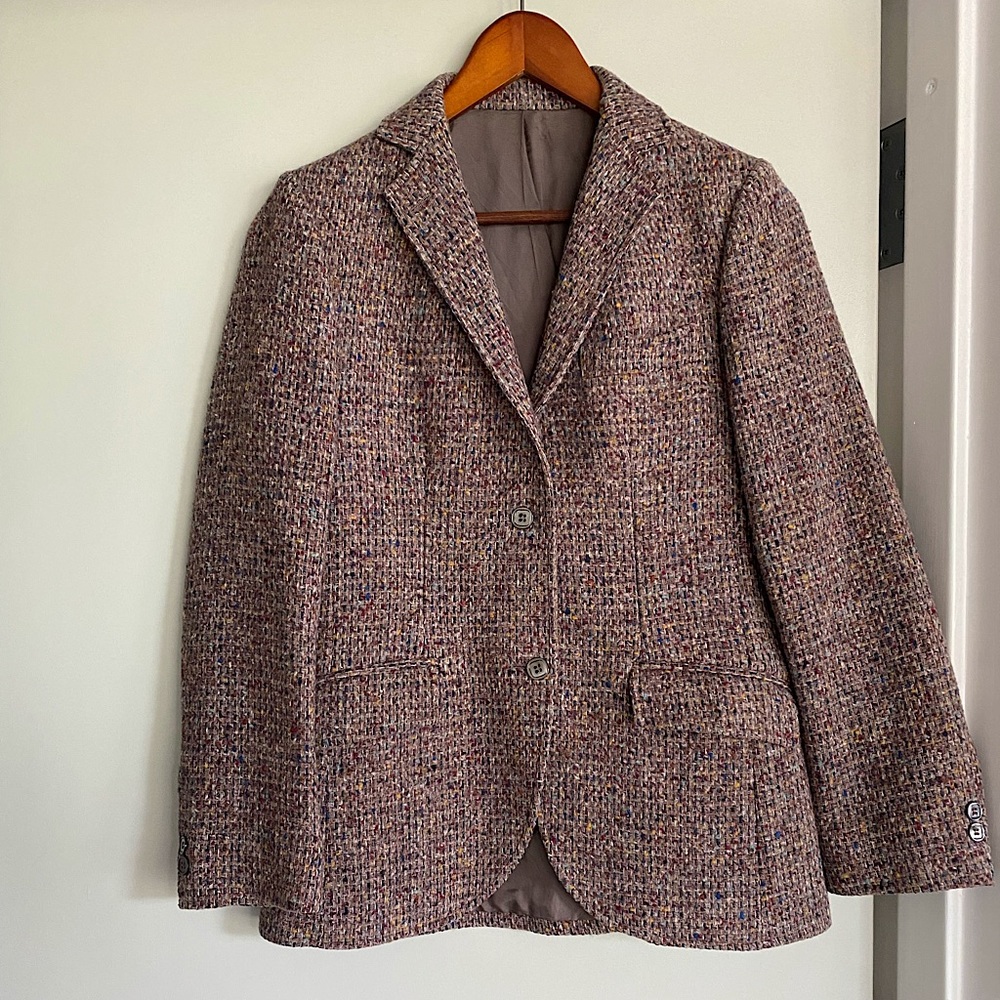 Vintage bespoke tweed blazer
